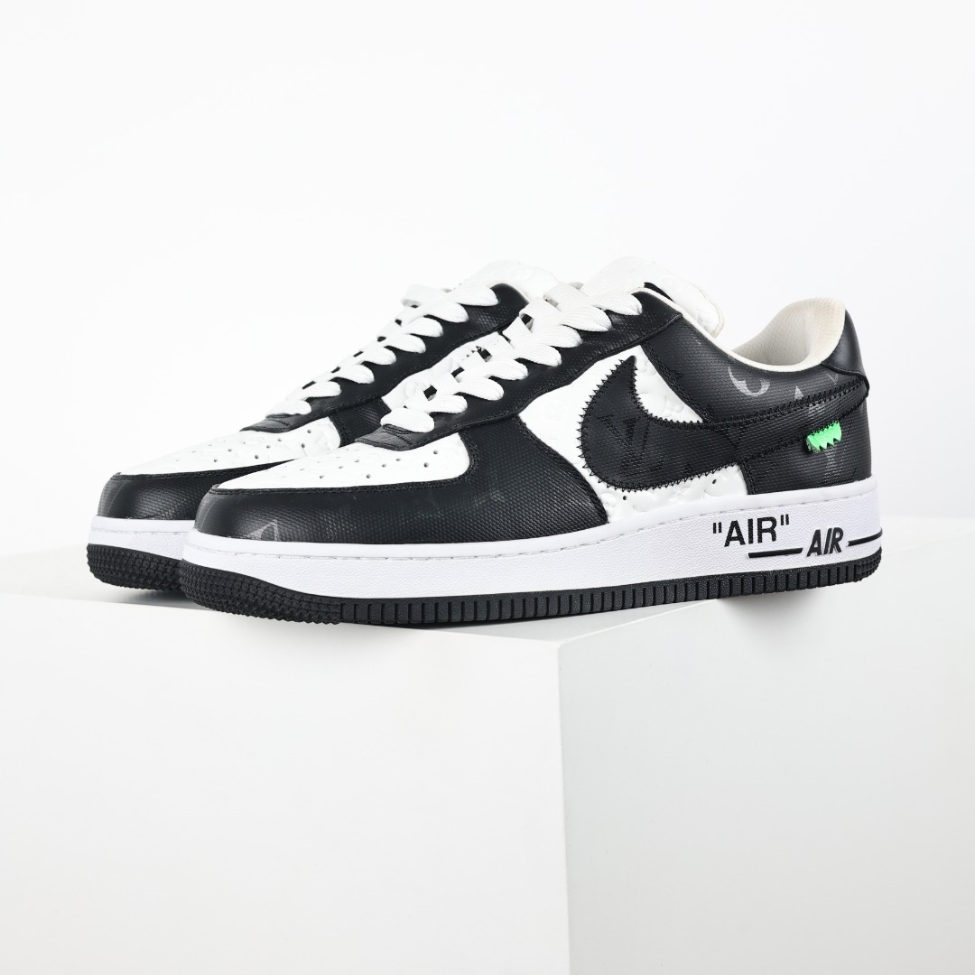 原盒版 帶配件 Louis Vuitton  Air Force 1 Low  LV 空军 低筒  休闲鞋 运动鞋 板鞋 男鞋 女鞋 黑白
