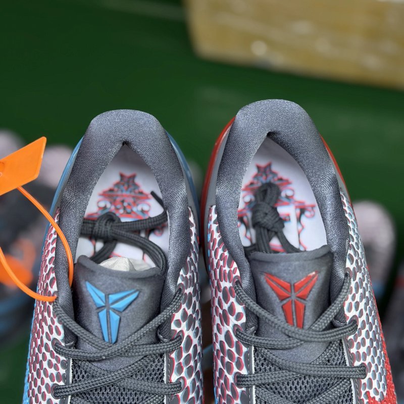 STAR-S级 Kobe6 3D Holywood  前掌Zoom Turbo 气垫 后掌EVA缓震 低筒 球鞋 籃球鞋 實戰鞋 真碳板 男鞋 波鞋 裸眼 IQ3902-002 