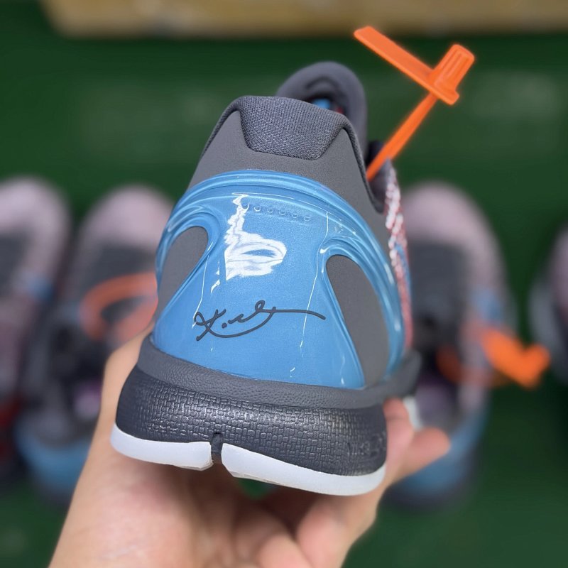 STAR-S级 Kobe6 3D Holywood  前掌Zoom Turbo 气垫 后掌EVA缓震 低筒 球鞋 籃球鞋 實戰鞋 真碳板 男鞋 波鞋 裸眼 IQ3902-002 