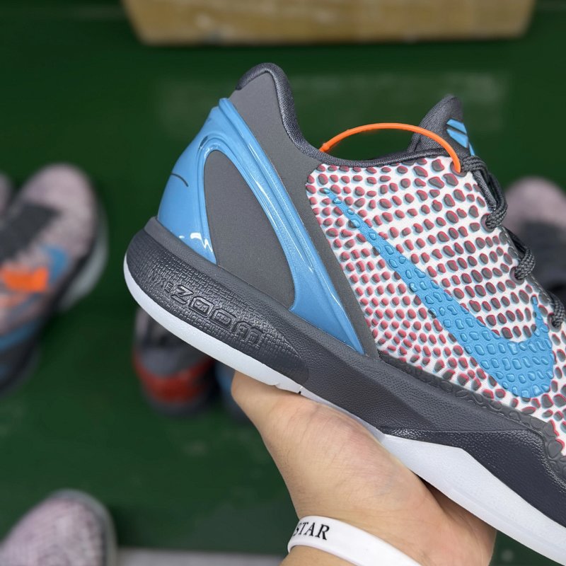 STAR-S级 Kobe6 3D Holywood  前掌Zoom Turbo 气垫 后掌EVA缓震 低筒 球鞋 籃球鞋 實戰鞋 真碳板 男鞋 波鞋 裸眼 IQ3902-002 