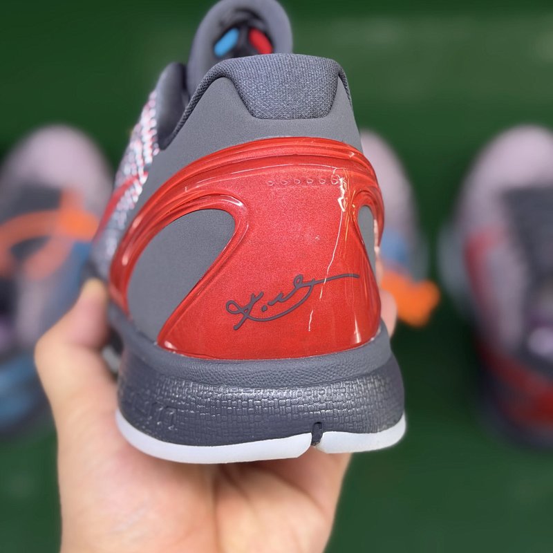 STAR-S级 Kobe6 3D Holywood  前掌Zoom Turbo 气垫 后掌EVA缓震 低筒 球鞋 籃球鞋 實戰鞋 真碳板 男鞋 波鞋 裸眼 IQ3902-002 