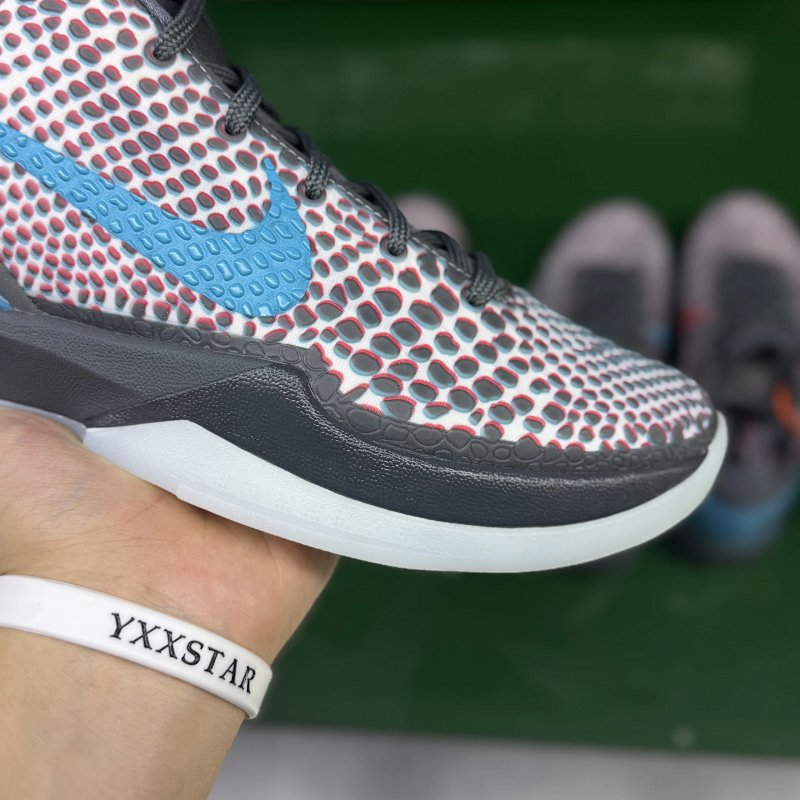 STAR-S级 Kobe6 3D Holywood  前掌Zoom Turbo 气垫 后掌EVA缓震 低筒 球鞋 籃球鞋 實戰鞋 真碳板 男鞋 波鞋 裸眼 IQ3902-002 