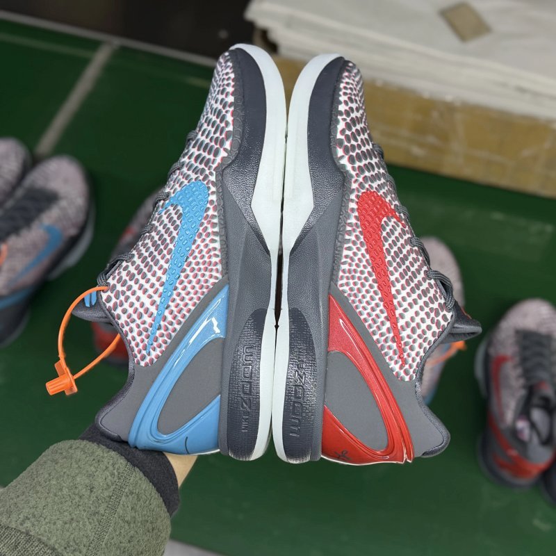 STAR-S级 Kobe6 3D Holywood  前掌Zoom Turbo 气垫 后掌EVA缓震 低筒 球鞋 籃球鞋 實戰鞋 真碳板 男鞋 波鞋 裸眼 IQ3902-002 