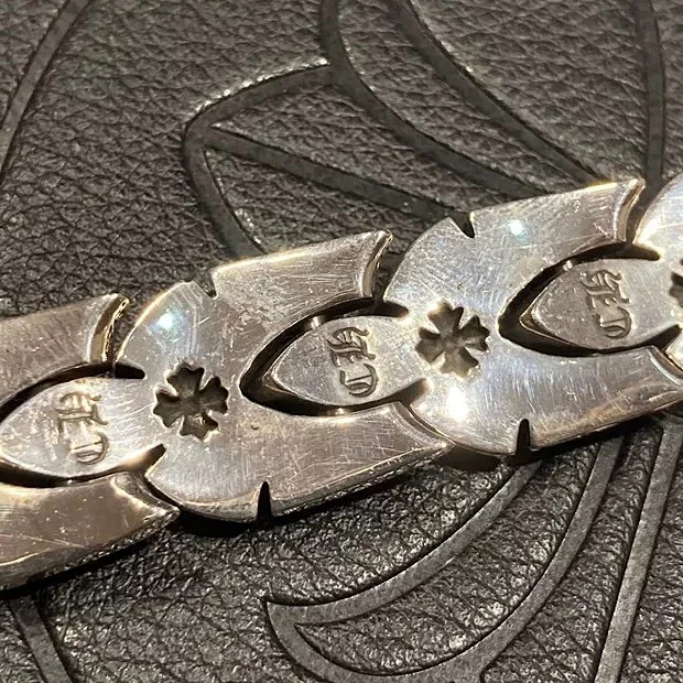 Chrome Hearts  CH克罗心 925银   火焰十字架蛇形手链 欧美朋克 粗手链 手 链 