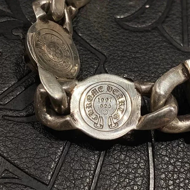Chrome Hearts  CH克罗心 925银  全元素十字架五芒星童军花 粗手链 手 链 