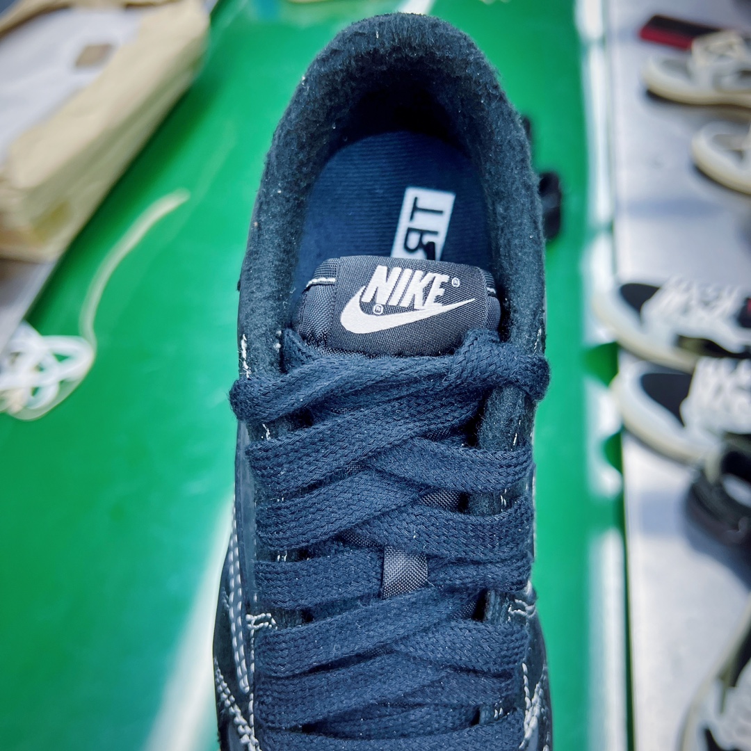童鞋 Travis Scott x Air Jordan AJ1 Low OG TS 联名 倒钩低帮  复古休闲 板鞋 中童鞋 黑武士4.0 DO5442-001