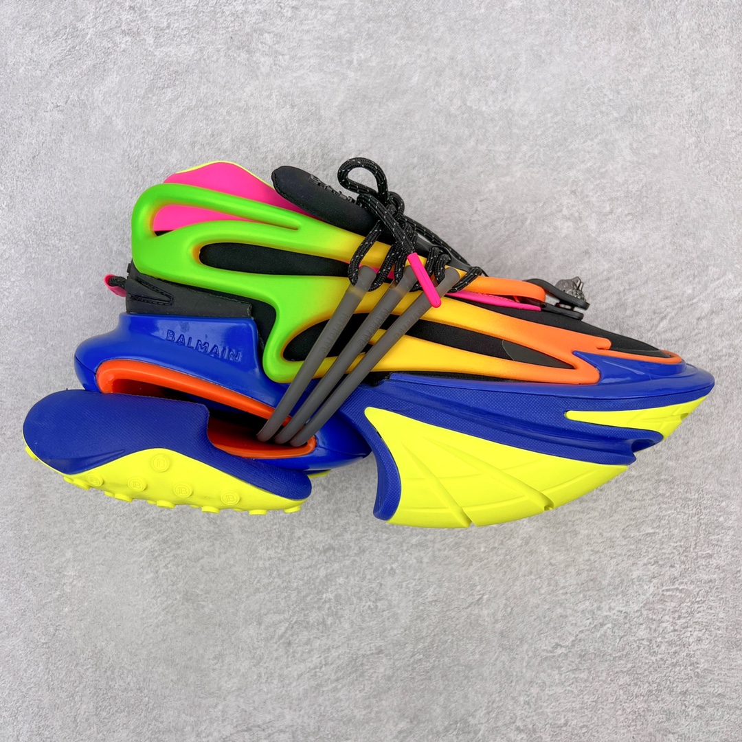  BALMAN 巴尔曼 Unicorn 低筒 运动休闲鞋  板鞋 曾高鞋  男女同款 彩虹色