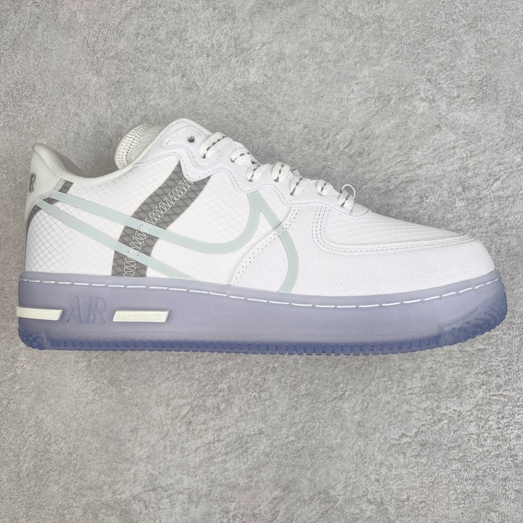 正确版 无荧光 Air Force 1 Low React QS Light Bone    低筒 空军一号 休闲鞋 板鞋 男鞋 女鞋 冰块 冰蓝 CQ8879-100