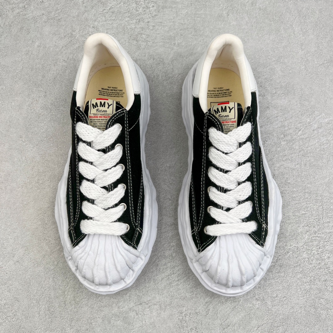  新版 MIHARA YASUHIRO 三原康裕 Wayne MMY   低筒 溶胶鞋 帆布鞋 板鞋 休闲鞋 增高鞋 男鞋 女鞋 黑白 帆布