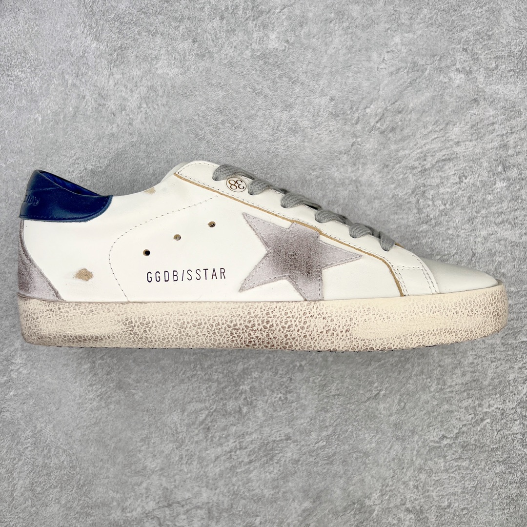  Golden Goose SuperStar GGDB 做旧 低筒 小脏鞋 休闲时尚 板鞋 男鞋 女鞋 麂皮星星 灰白 蓝尾