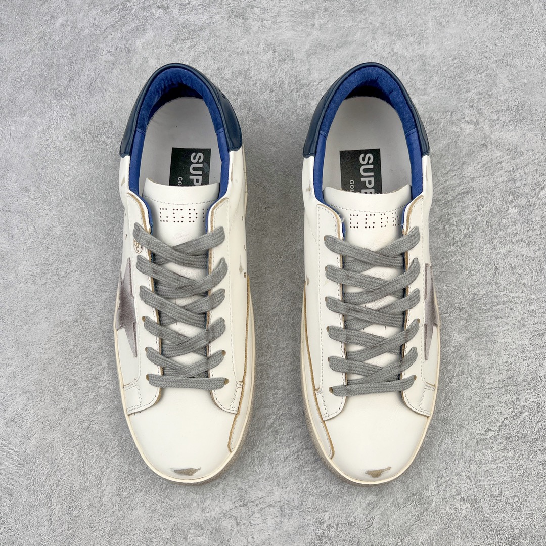  Golden Goose SuperStar GGDB 做旧 低筒 小脏鞋 休闲时尚 板鞋 男鞋 女鞋 麂皮星星 灰白 蓝尾