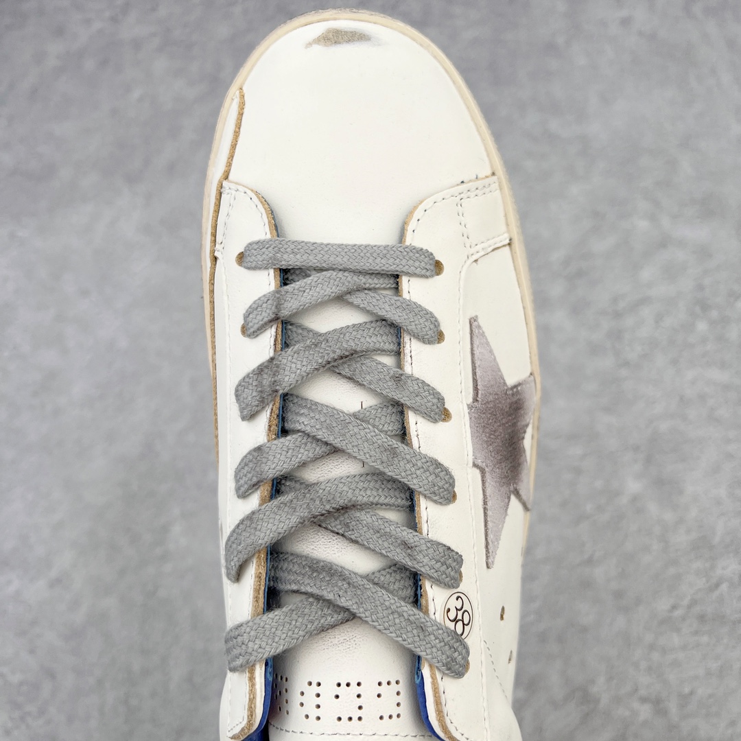  Golden Goose SuperStar GGDB 做旧 低筒 小脏鞋 休闲时尚 板鞋 男鞋 女鞋 麂皮星星 灰白 蓝尾