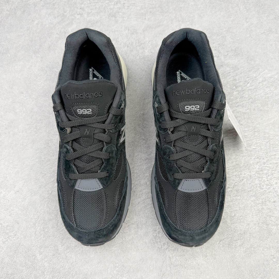  New Balance NB992  美產  低筒 复古跑鞋 休闲鞋 运动鞋 男鞋 女鞋  黑色 M992BL
