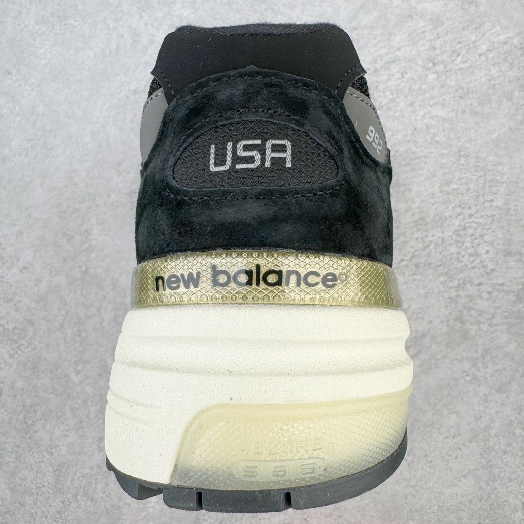  New Balance NB992  美產  低筒 复古跑鞋 休闲鞋 运动鞋 男鞋 女鞋  黑色 M992BL