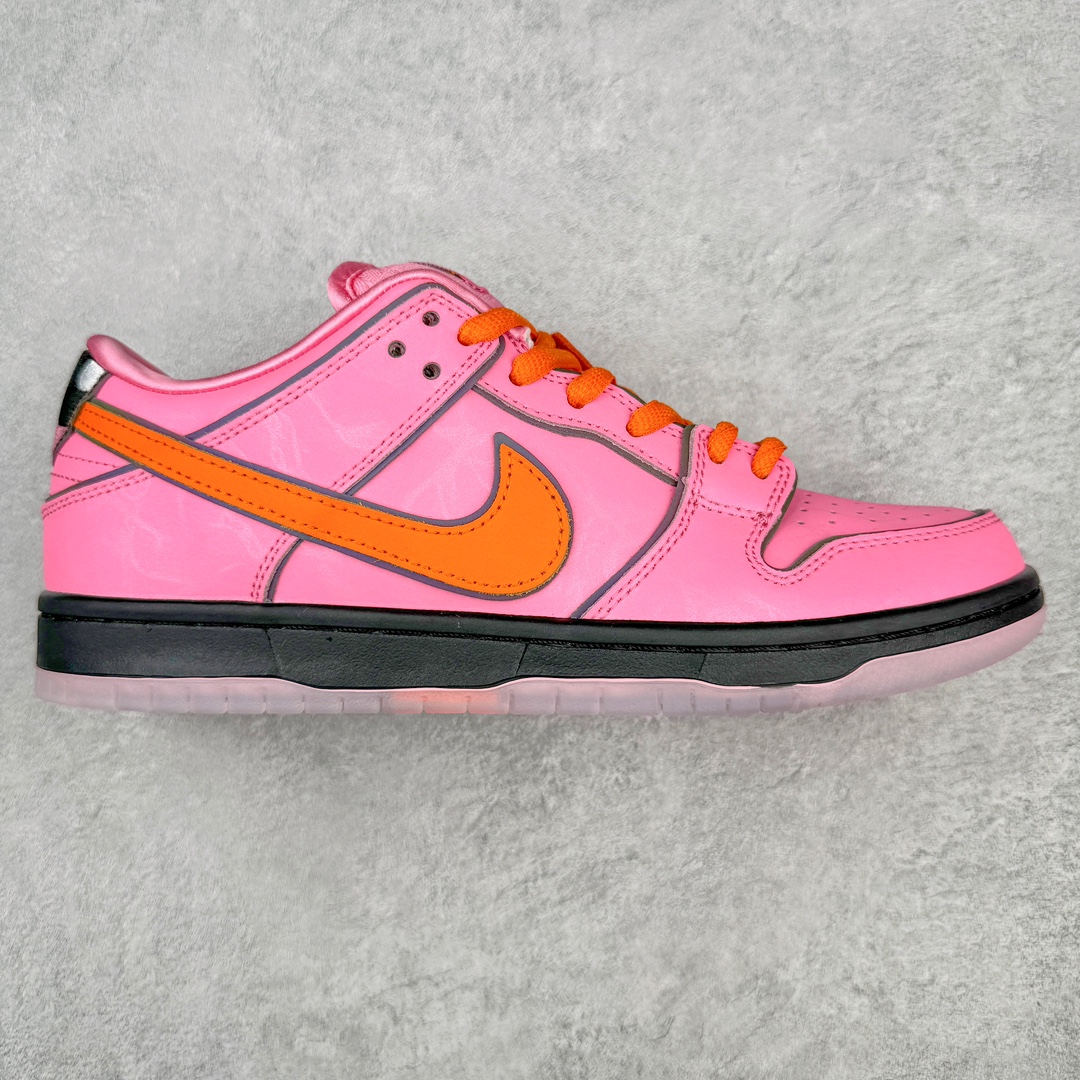 The Powerpuff Girls Dunk SB Low Navy Gum  低筒 休闲鞋 板鞋 波鞋 男鞋 女鞋 飞天小女警联名 粉色花花 FD2631-600 