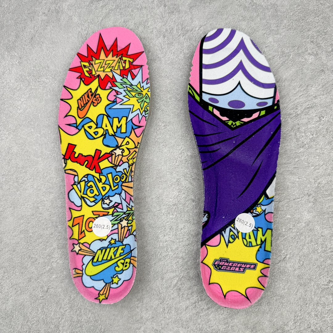 The Powerpuff Girls Dunk SB Low Navy Gum  低筒 休闲鞋 板鞋 波鞋 男鞋 女鞋 飞天小女警联名 粉色花花 FD2631-600 
