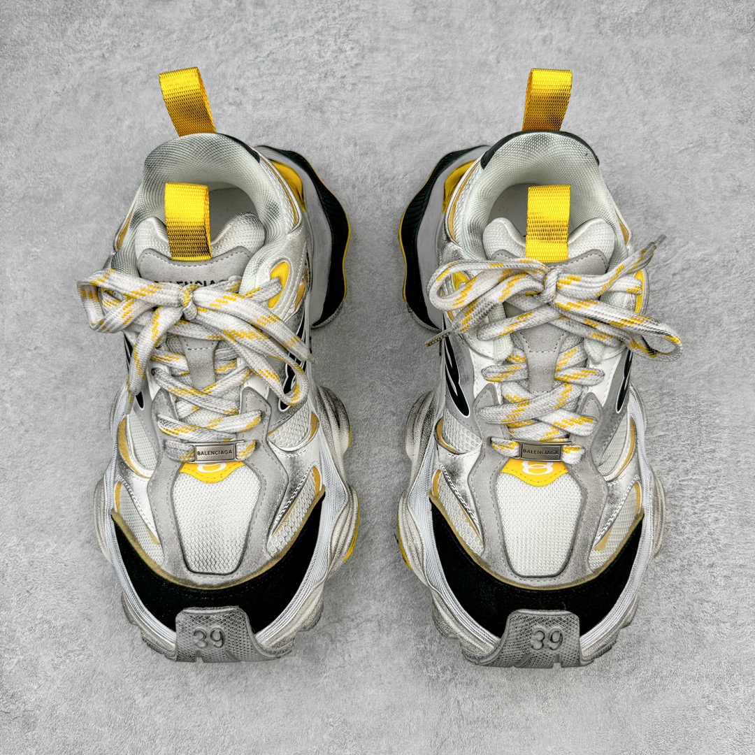  Balenciaga CARGO 巴黎世家  圆头系带 舒适百搭 老爹鞋 运动 复古板鞋 休闲鞋 男鞋 女鞋 白黄银 784341W2MV11170 （版型偏大一码）