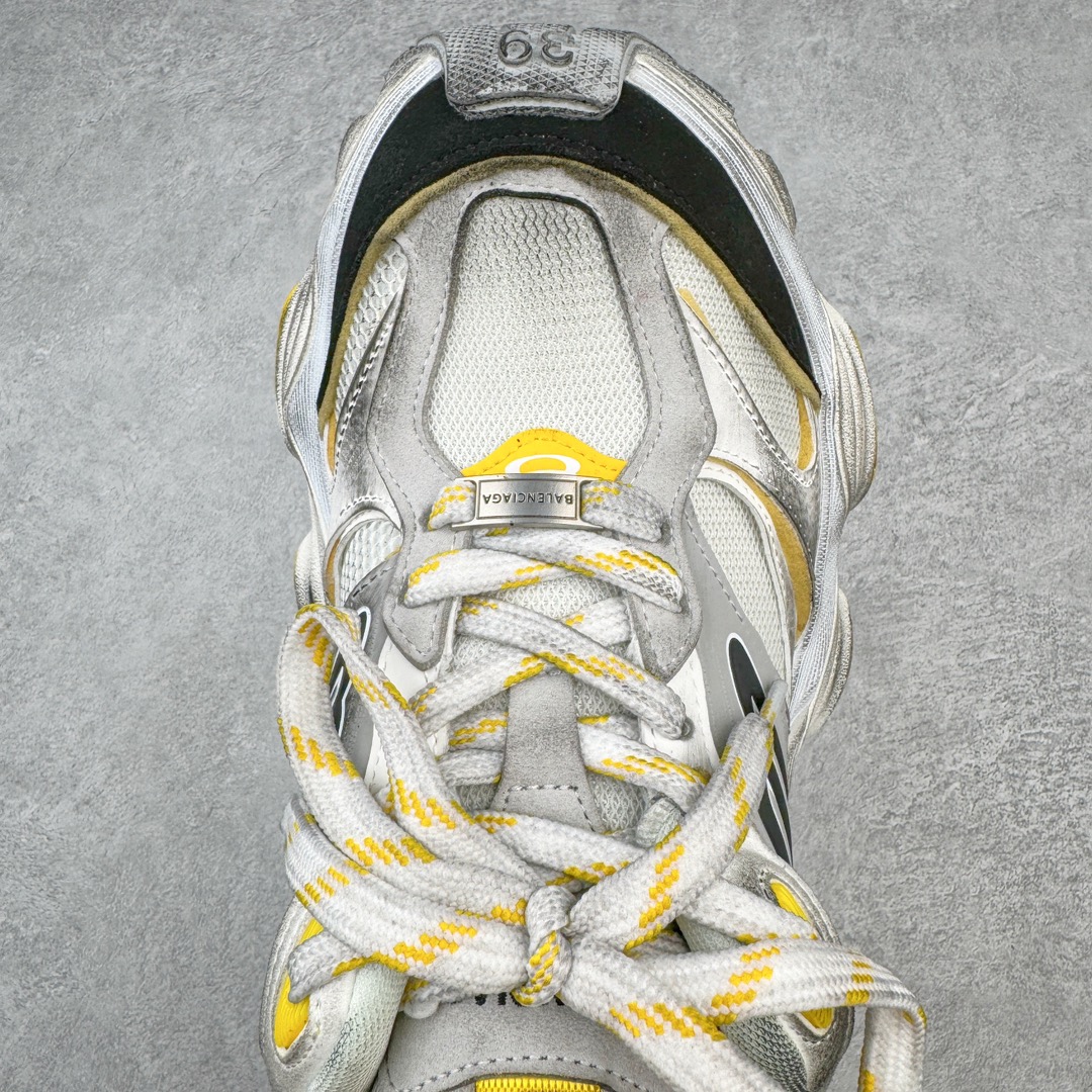  Balenciaga CARGO 巴黎世家  圆头系带 舒适百搭 老爹鞋 运动 复古板鞋 休闲鞋 男鞋 女鞋 白黄银 784341W2MV11170 （版型偏大一码）