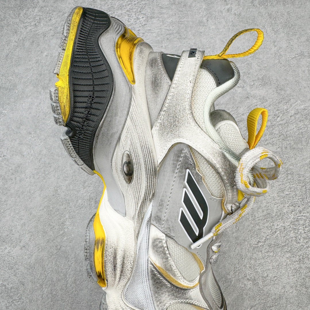  Balenciaga CARGO 巴黎世家  圆头系带 舒适百搭 老爹鞋 运动 复古板鞋 休闲鞋 男鞋 女鞋 白黄银 784341W2MV11170 （版型偏大一码）