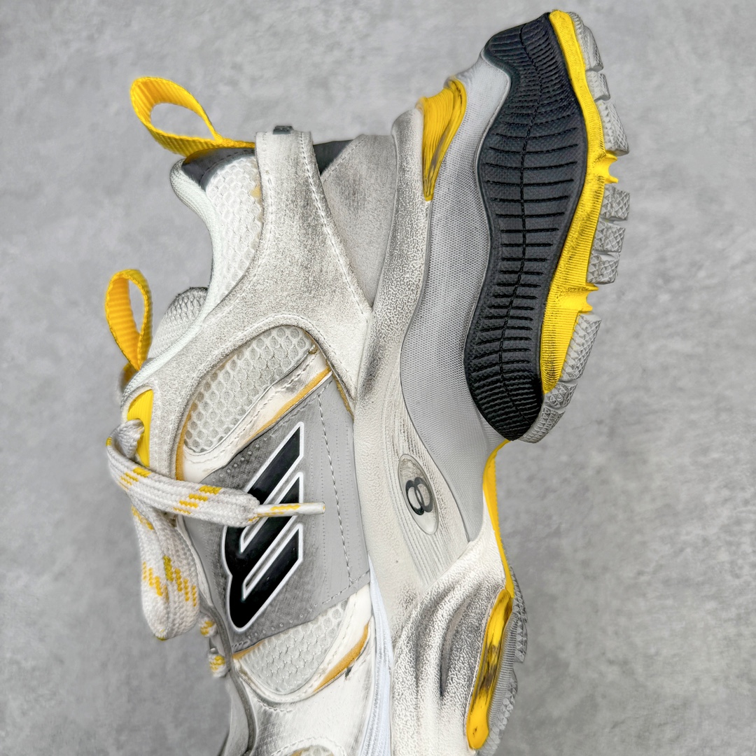  Balenciaga CARGO 巴黎世家  圆头系带 舒适百搭 老爹鞋 运动 复古板鞋 休闲鞋 男鞋 女鞋 白黄银 784341W2MV11170 （版型偏大一码）