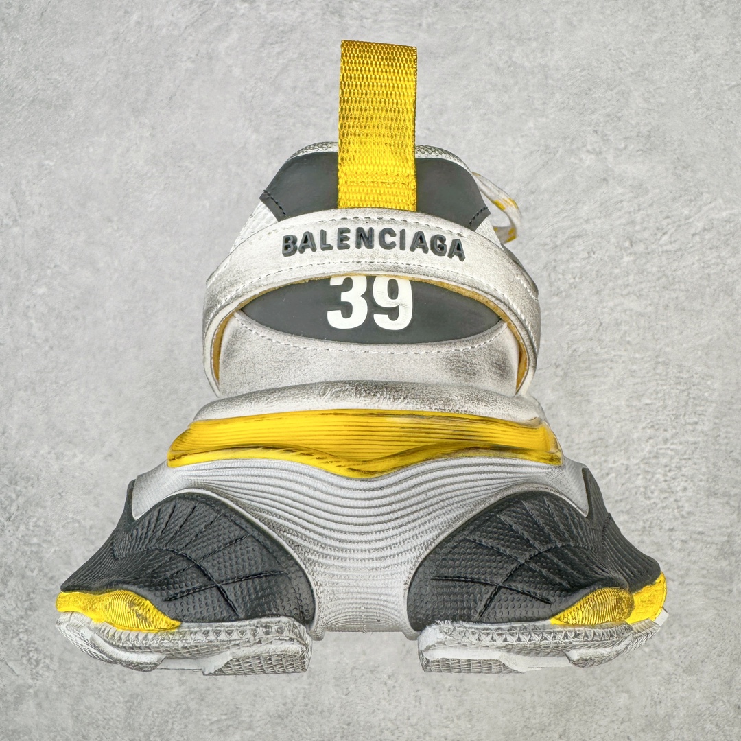  Balenciaga CARGO 巴黎世家  圆头系带 舒适百搭 老爹鞋 运动 复古板鞋 休闲鞋 男鞋 女鞋 白黄银 784341W2MV11170 （版型偏大一码）