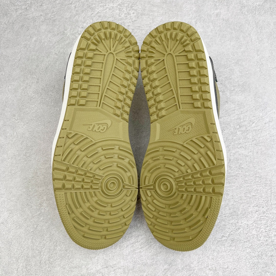  天花板 Travis Scott x Air Jordan 1 Low Golf  AJ1 倒钩 6.0  高尔夫 低筒 倒钩 板鞋 篮球鞋  波鞋 男女同款  白绿 FZ3124-200