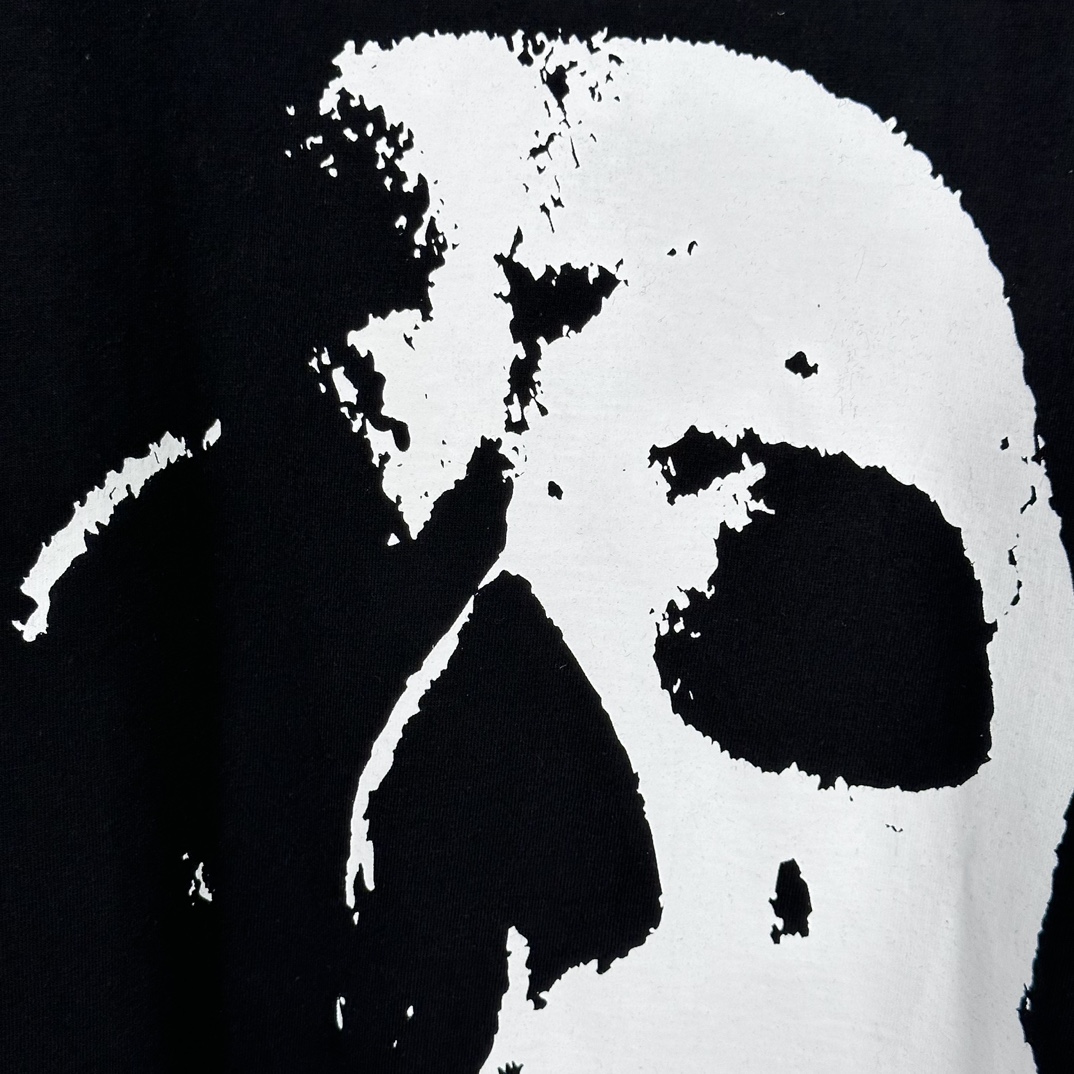  Supreme  FW23  BOUNTY HUNTER  TEE  黑色 白色  印花纯色短袖  短袖 T 恤 男女同款 骷髅头 