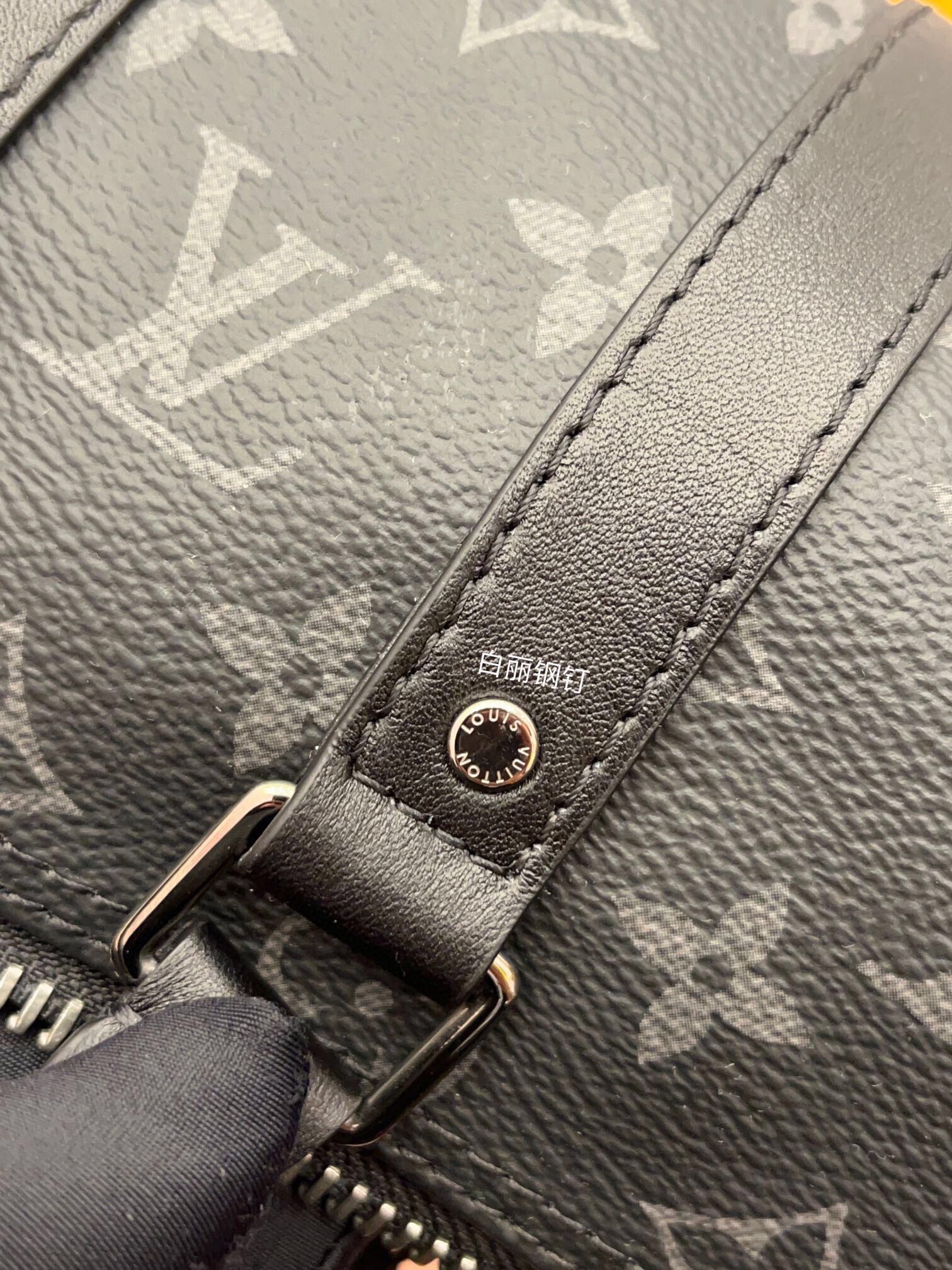  LOUIS VUITTON  Keepall XS  经典老花满印拉链开合 托特包 单肩包 斜挎包 手提包  男女同款  黑色  M45947