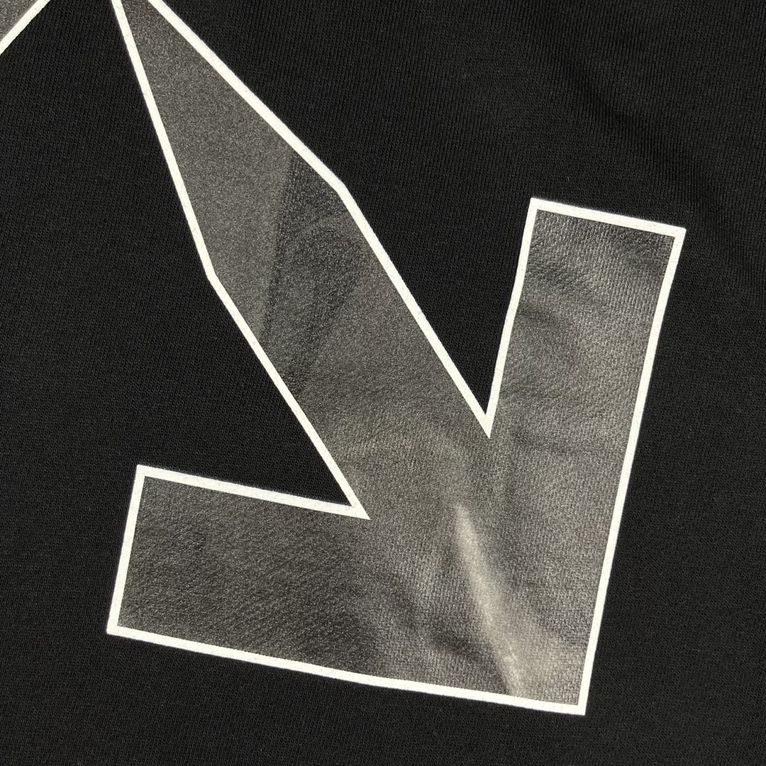  OFF-White OW 卡拉瓦乔 箭头  印花 外套 长袖 连帽 夹克 秋冬季 拉链 卫衣 黑色 OMBB037F21FLE0101001