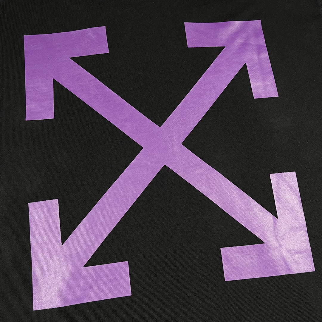   OFF-White OW ss23 箭头  印花  运动 长袖 连帽 外套夹克 秋冬季 拉链 卫衣 黑色 OMBB085S23FLE0011036