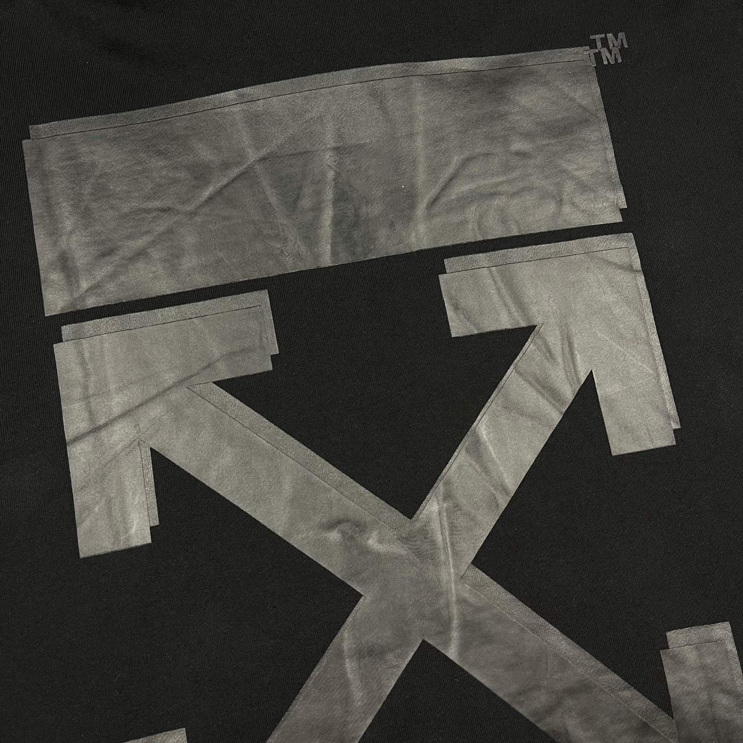   OFF-White OW FW21 箭头  印花  运动 长袖 连帽 外套夹克 秋冬季 拉链 卫衣 黑色 OMBB037F21FLE0071010