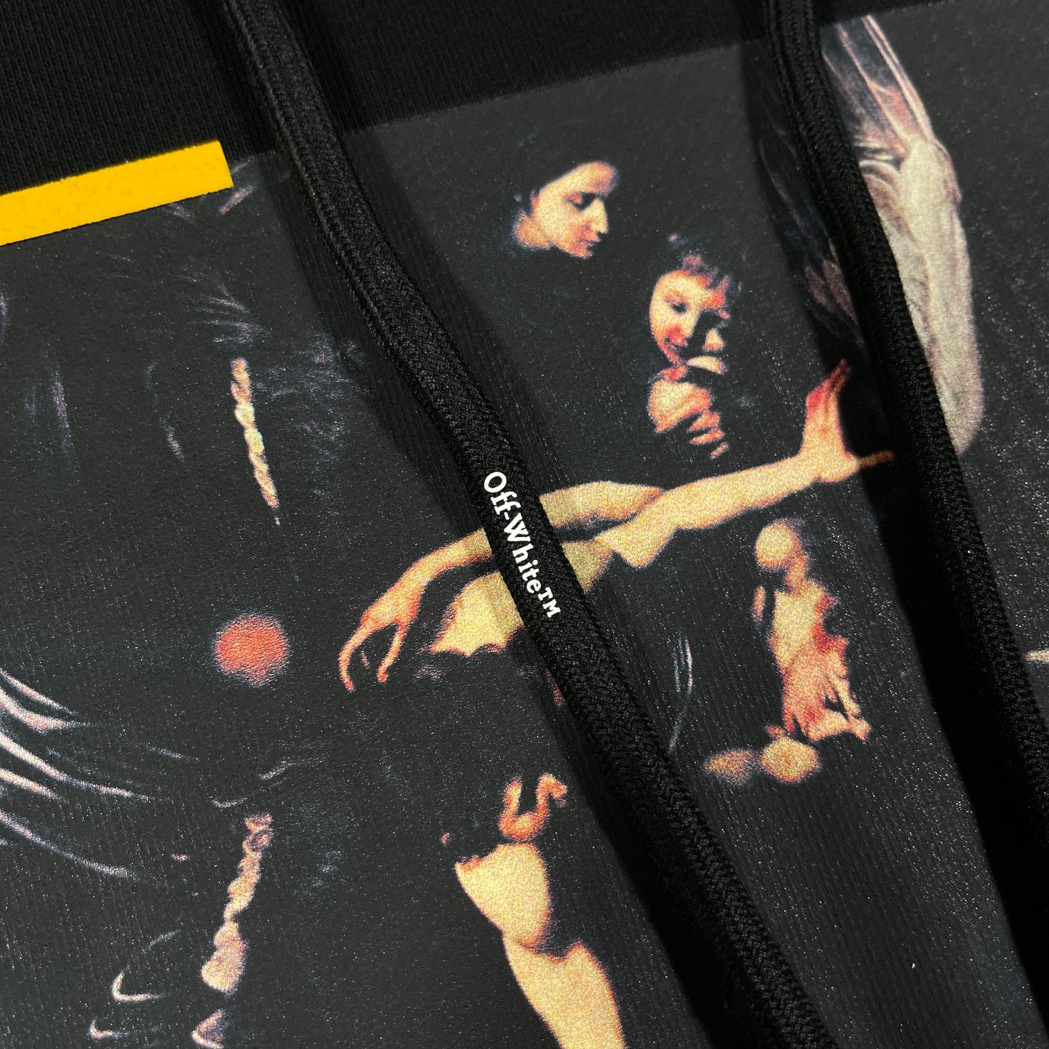   OFF-White OW  箭头  印花  运动 长袖 连帽 外套夹克 秋冬季 拉链 卫衣 黑色 OMBB085C99FLE0091001