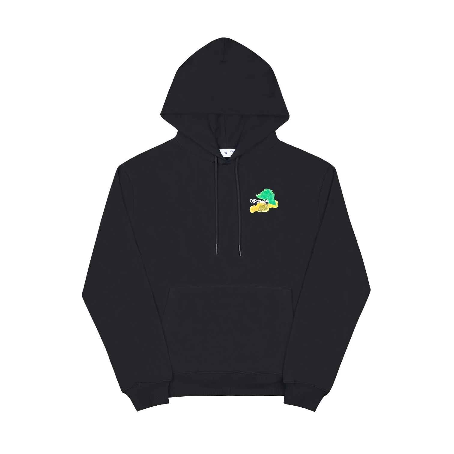  OFF-White OW  ss22 箭头  印花  运动 长袖 连帽 外套夹克 秋冬季 拉链 卫衣 黑色 OMBB097S23FLE0041084