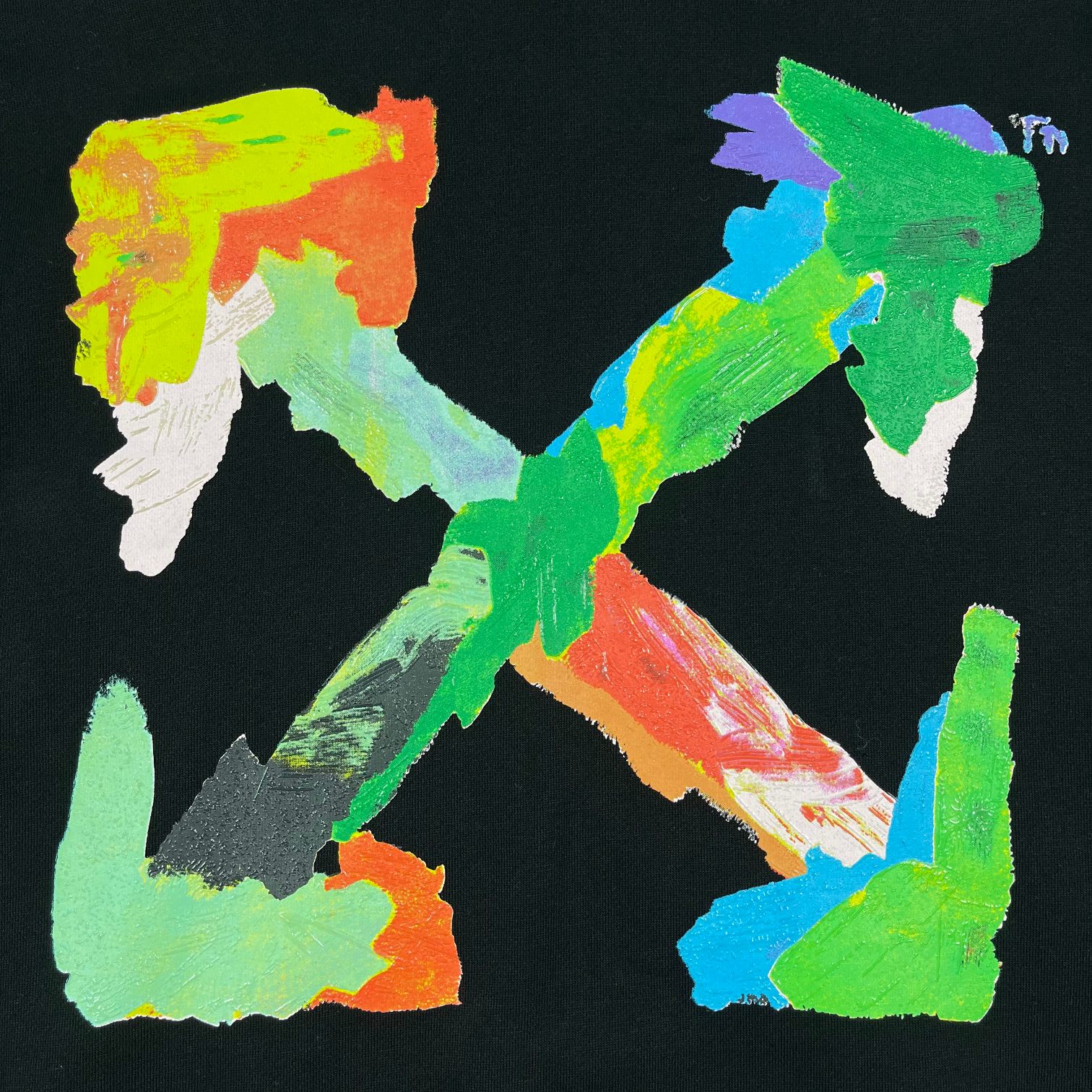  OFF-White OW  ss22 箭头  印花  运动 长袖 连帽 外套夹克 秋冬季 拉链 卫衣 黑色 OMBB097S23FLE0041084