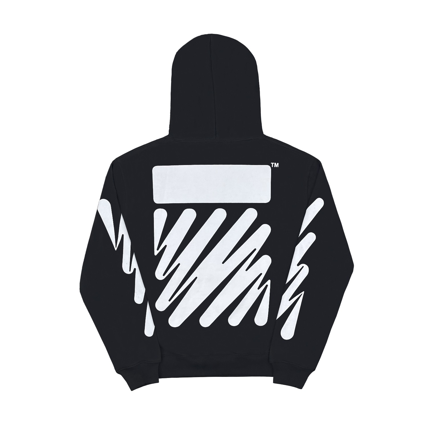   OFF-White OW   印花  运动 长袖 连帽 外套夹克 秋冬季 拉链 卫衣 黑色 OMBB097S22FLE0091001