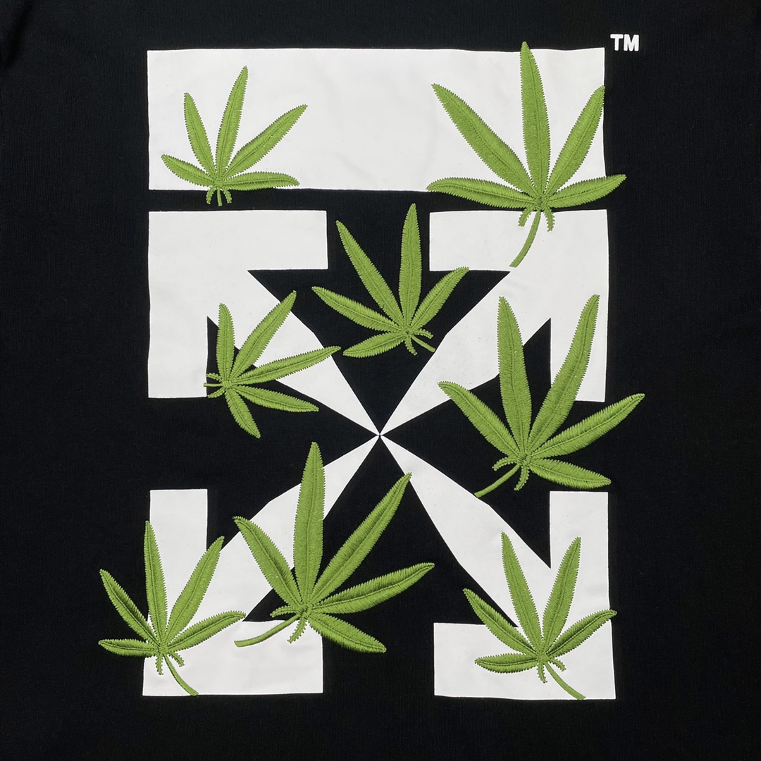  OFF-White OW  微标 印花  运动 长袖 连帽 外套夹克 秋冬季 拉链 卫衣 黑色  白色