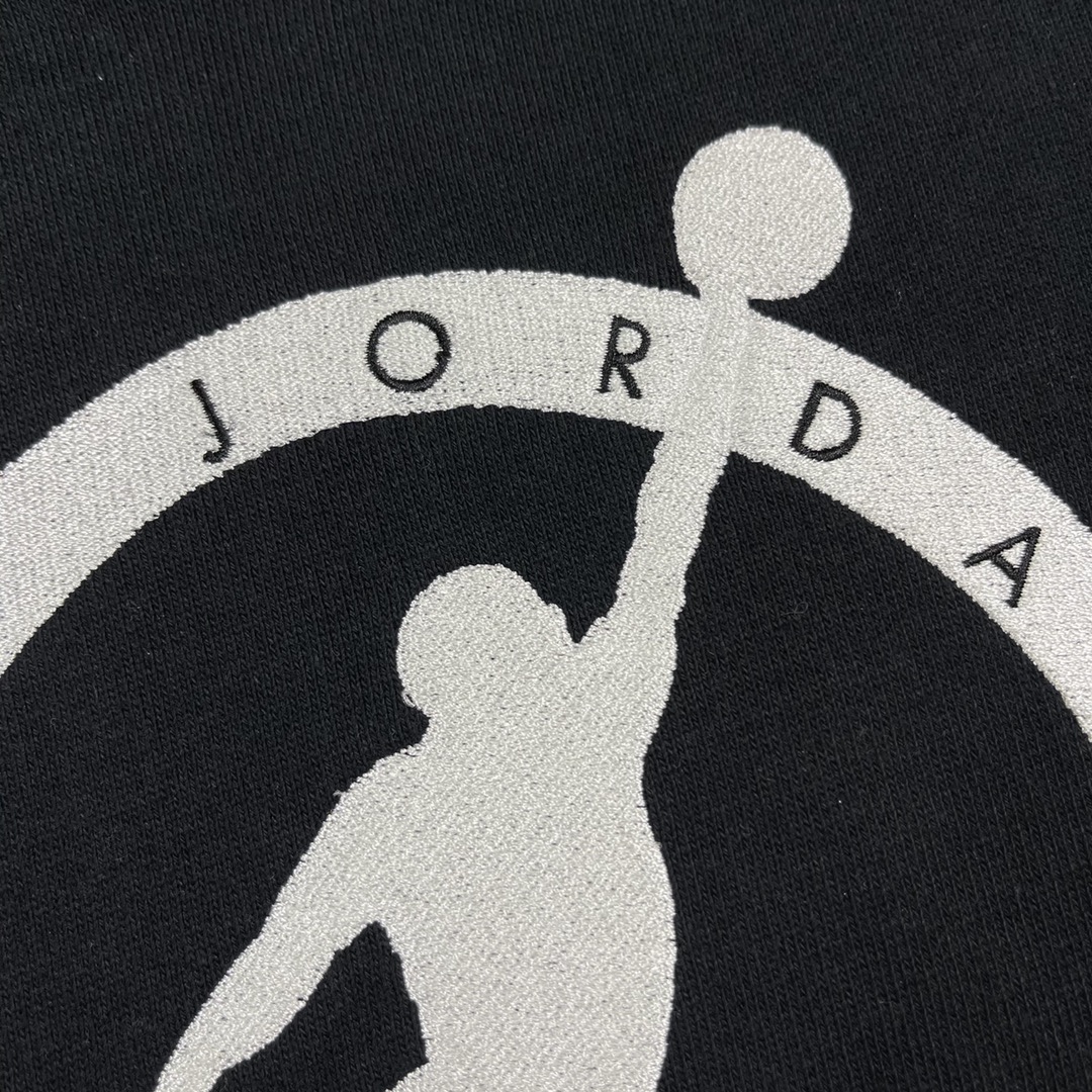   Jordan OFF-White OW FW21 联名  印花  运动 长袖 连帽 外套夹克 秋冬季 拉链 卫衣 黑色 DM0060-010