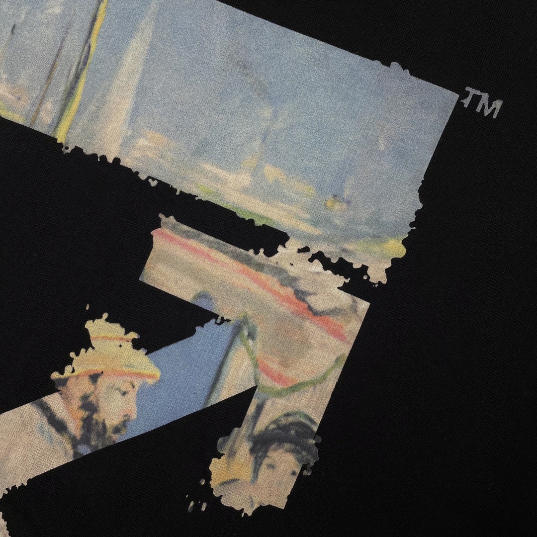  OFF-White OW  圆领 拉链   印花  运动 长袖 连帽 外套夹克 秋冬季 拉链 卫衣 黑色  白色