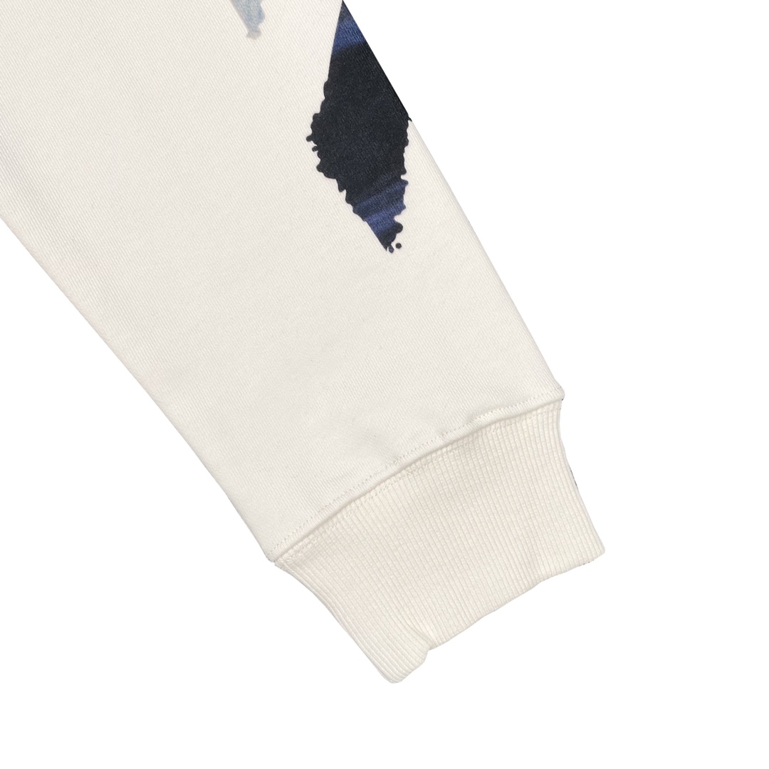  OFF-White OW  圆领 拉链   印花  运动 长袖 连帽 外套夹克 秋冬季 拉链 卫衣 黑色  白色