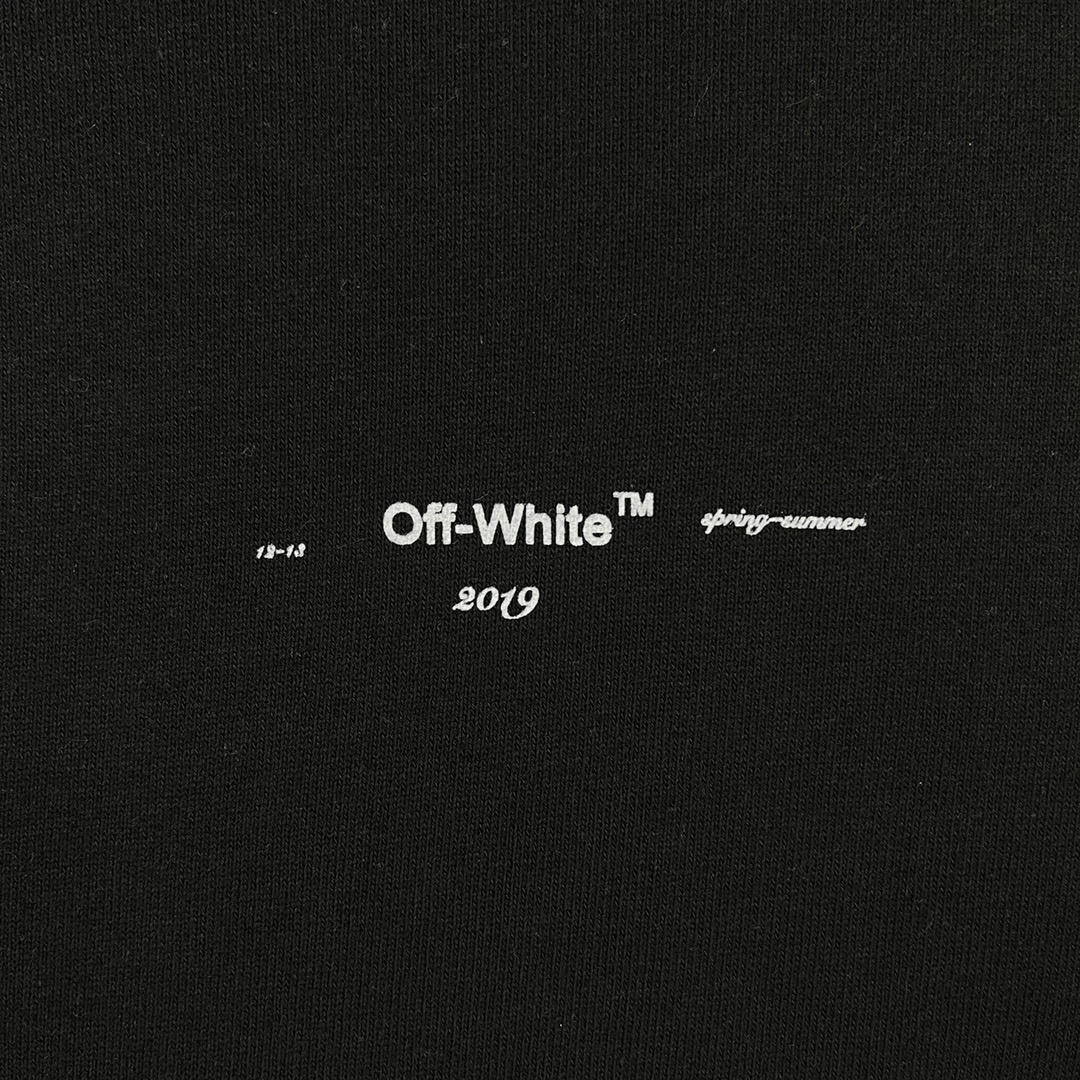  OFF-White OW  圆领 拉链   印花  运动 长袖 连帽 外套夹克 秋冬季 拉链 卫衣 黑色  白色