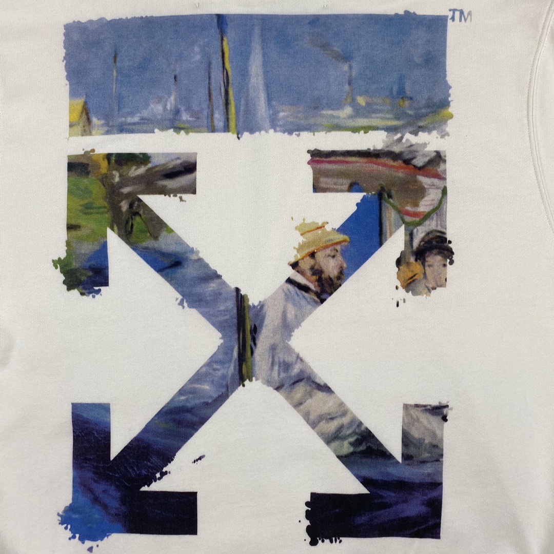  OFF-White OW  圆领 拉链   印花  运动 长袖 连帽 外套夹克 秋冬季 拉链 卫衣 黑色  白色