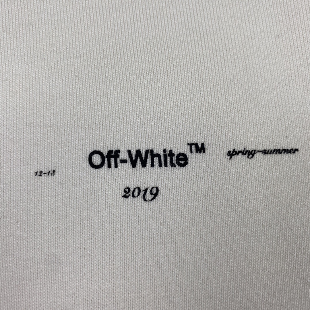  OFF-White OW  圆领 拉链   印花  运动 长袖 连帽 外套夹克 秋冬季 拉链 卫衣 黑色  白色