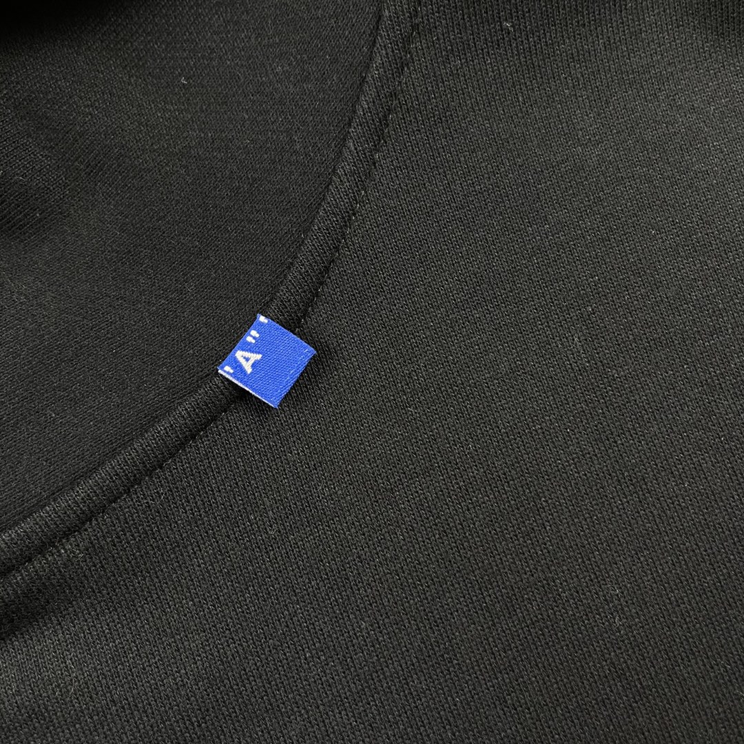  OFF-White OW  微标 印花  运动 长袖 连帽 外套夹克 秋冬季 拉链 卫衣 黑色 OMBB034E19E300031091