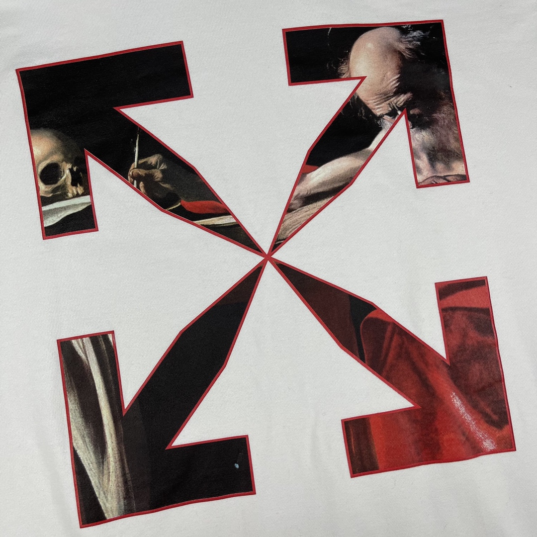   OFF-White OW SS21  微标 印花  运动 长袖 连帽 外套夹克 秋冬季 拉链 卫衣 白色 OMBB037R21FLE0020125