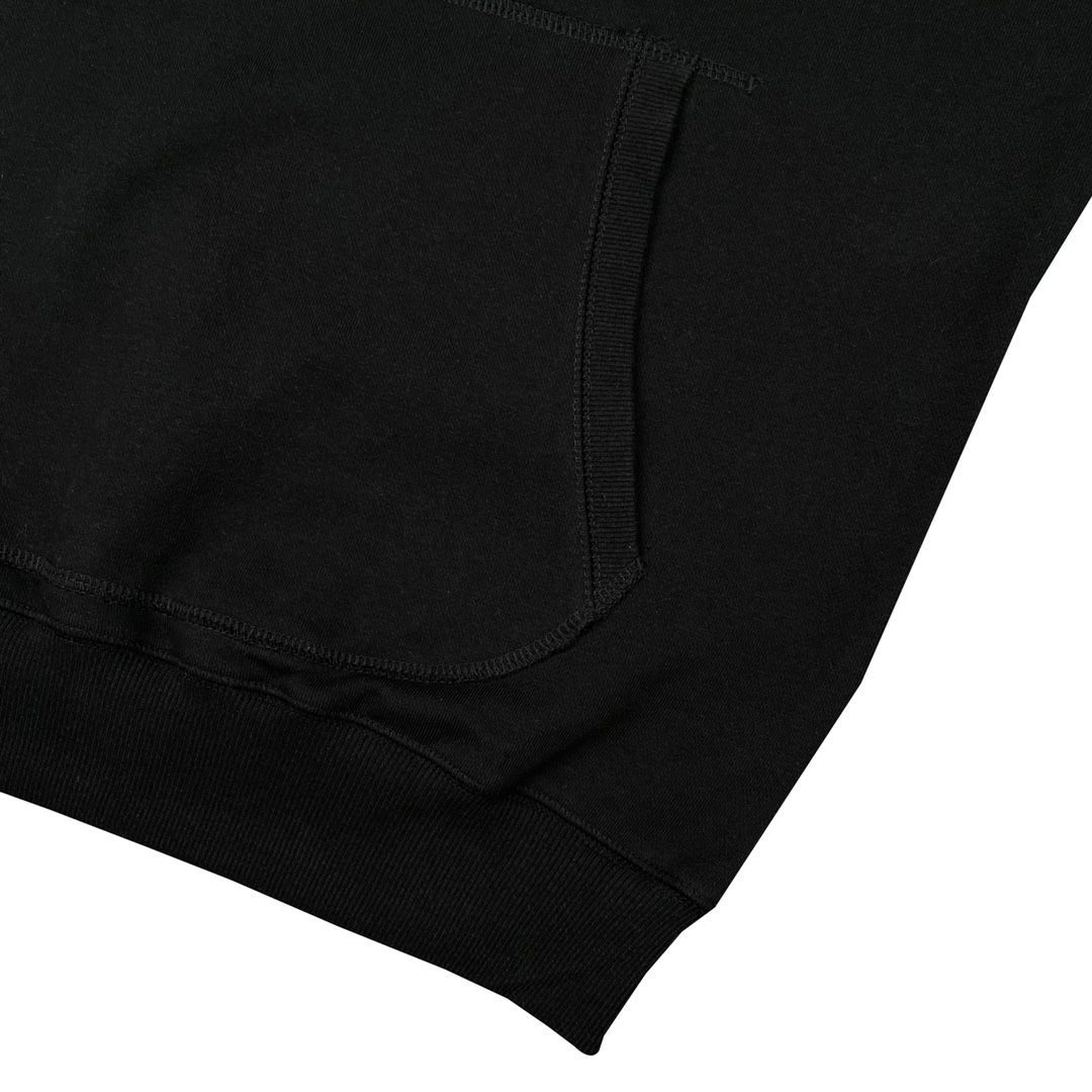   OFF-White OW FW21  微标 印花  运动 长袖 连帽 外套夹克 秋冬季 拉链 卫衣 黑色 OMBB073F21FLE0011084