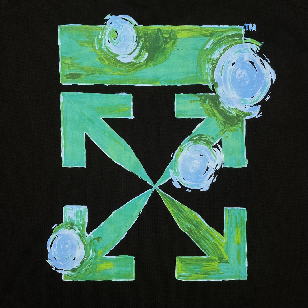   OFF-White OW FW21  圆领 微标 印花  运动 长袖 连帽 外套夹克 秋冬季 拉链 卫衣 黑色 OMBA054F21FLE0081084