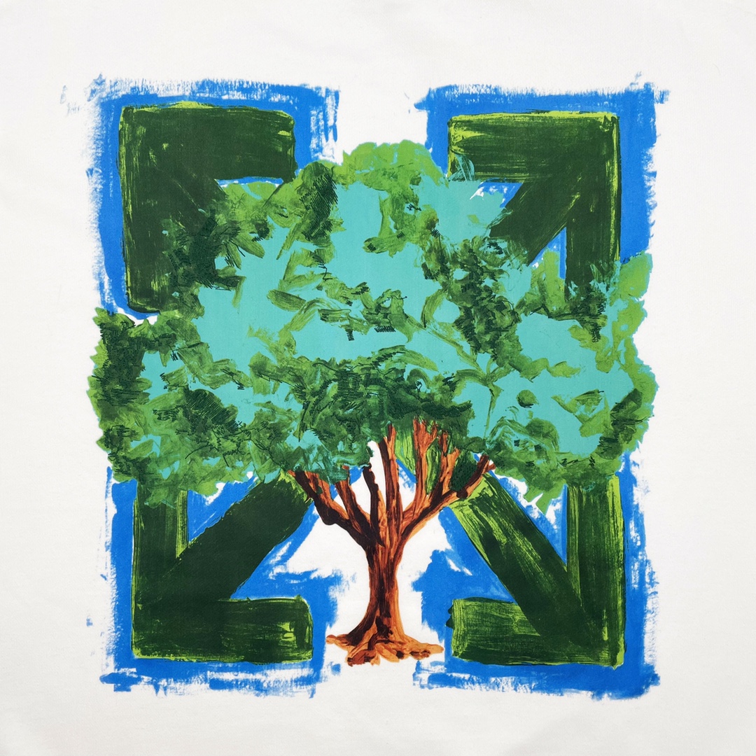  OFF-White OW FW21  圆领 微标 印花  运动 长袖 连帽 外套夹克 秋冬季 拉链 卫衣 白色