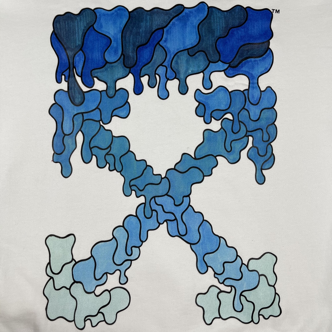  OFF-White OW   微标 印花  运动 长袖 连帽 外套夹克 秋冬季 拉链 卫衣 白色  