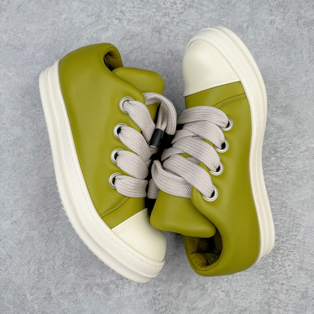  RICK OWENS RO FW23 LUXOR   低筒 板鞋 休闲鞋 男鞋 女鞋 浅绿色  RU02C7893LLPW2-3211