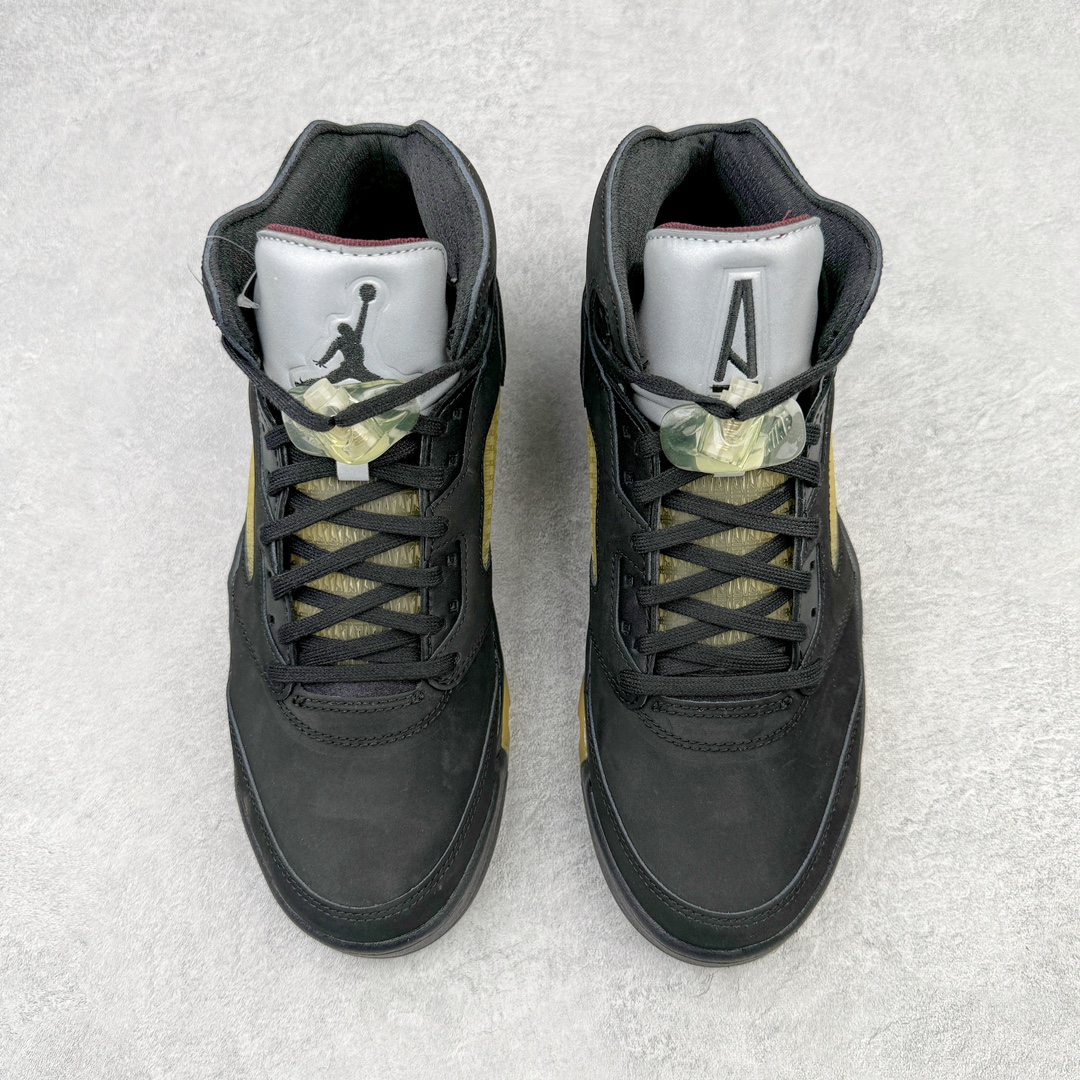  AMAMANIERE Air Jordan 5   AJ5  AMM  低筒  男鞋 休闲鞋 板鞋 复古篮球鞋 波鞋  黑色  FD1330-001